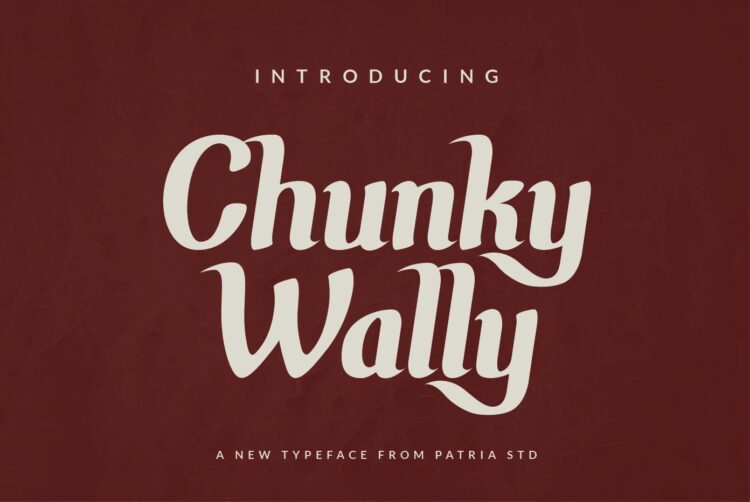 Chunky Wally Font from Patria Ari